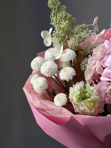 Сборный букет « Розовый»