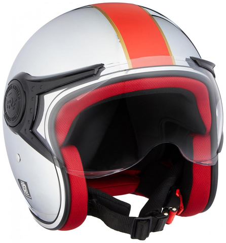 Шлем Royal Enfield CHROME HELMET CHROME RED (M)58 CM