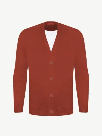 Кардиган с пуговицами из экохлопка