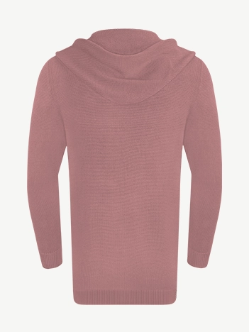 Кардиган с капюшоном из мягкой шерсти