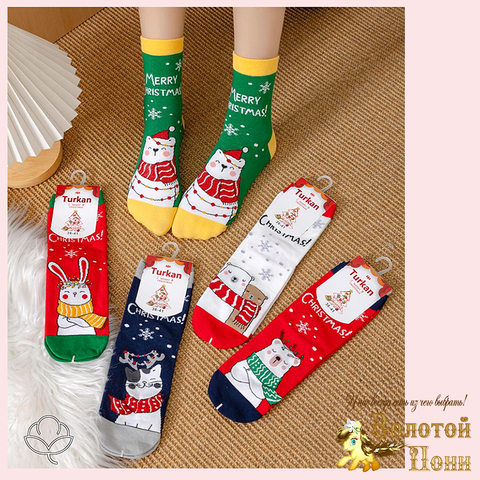 Носки Новогодние подр/жен (36-41) 251116-W1073
