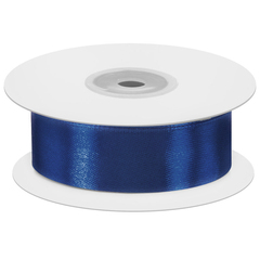 Лента Атласная (1,2 см*22,85м) Темно-синий (Navy Blue)