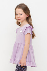 платье  для девочки  КР 5918/светлая сирень к533