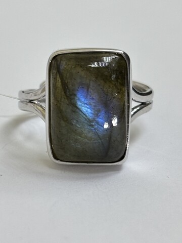 Лабрадорит (кольцо из серебра)