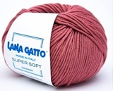 Пряжа Lana Gatto Supersoft 14445 ягодный сорбет