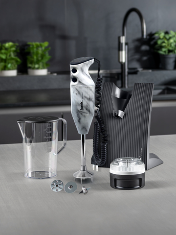 Блендер BAMIX Design Edition M200 White Marble