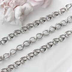 Цепочка 14*9 мм, родий, 50 см, А272