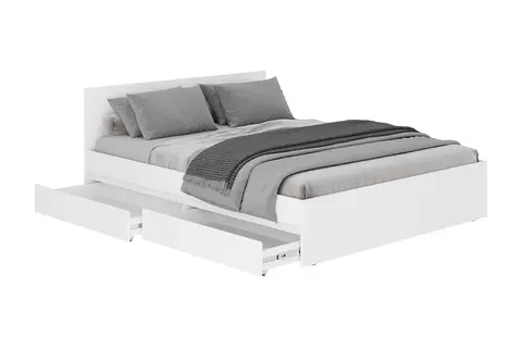 Кровать Симпл 1.6 м белая