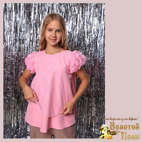 Блуза нарядная д (9-14) 260203-WE154