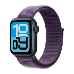 Умные часы Apple Watch SE 3 (2025) GPS, 40mm, Midnight Aluminium Case with Purple Fog Sport Loop