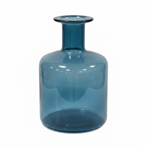 Ваза стеклянная Kanna, синий, стекло