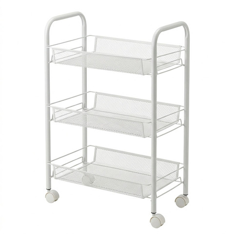 Тележка для ванной комнаты VAGN VIT, 26x44х63, белый