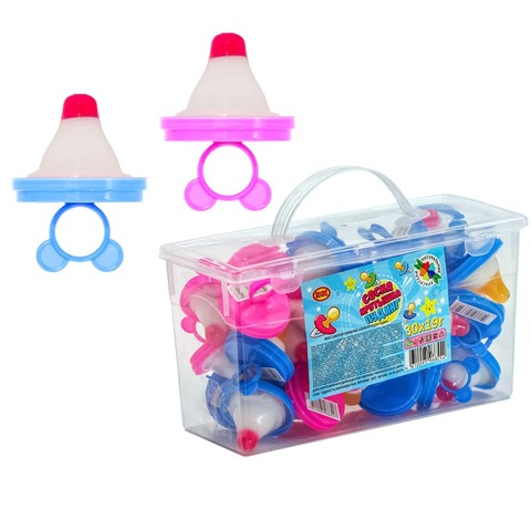 Желе с шипучей карамелью Соска крутышка Пудинг 1кор*16бл*30шт, 19гр