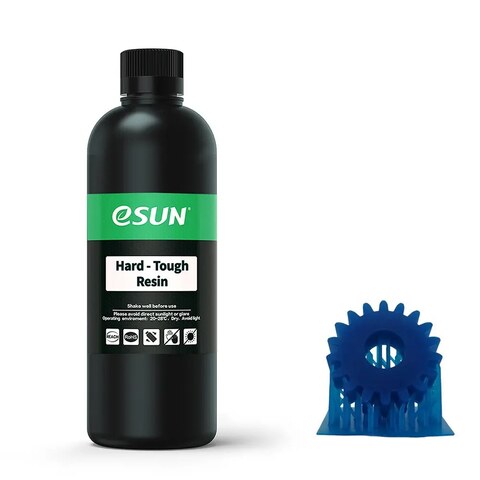Фотополимерная смола eSUN Hard and Tough Resin for LCD, 1 кг, синий, HARDTOUGHRESIN-U