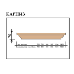 Купить Карниз экошпон Uberture Versailles