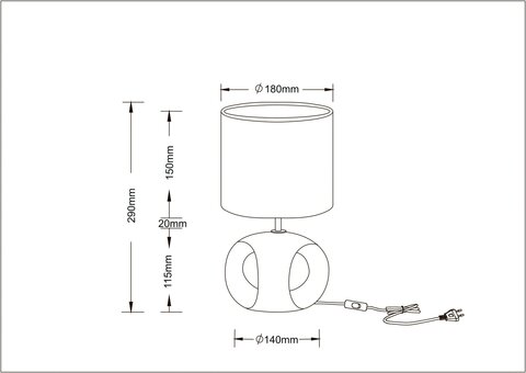 Настольная лампа Arte Lamp ZAURAK A5035LT-1CC