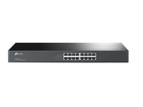 Коммутатор TP-LINK TL-SF1016 16-портовый 10/100 Мбит/с коммутатор, 16 портов RJ45 10/100 Мбит/с, 1U 19-дюймовый монтируемый в стойку стальной корпус (021511) {6}
