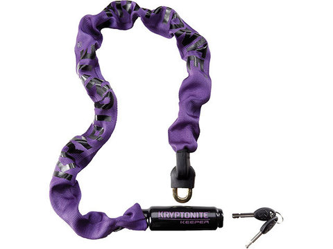 Картинка замок велосипедный Kryptonite Keeper 785 Integrated Chain PURPLE - 1