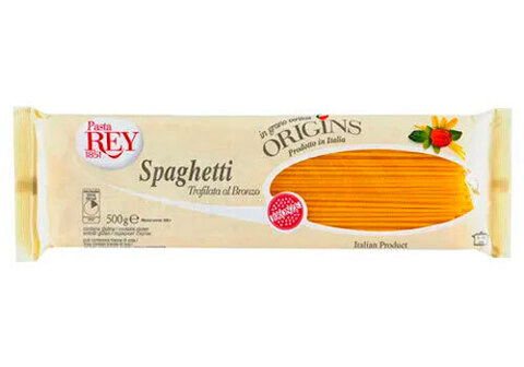 Макароны Спагетти из твердых сортов пшеницы Rey, 500г