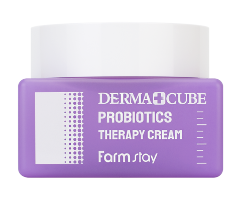 Крем с пробиотиками для восстановления кожи DERMA CUBE Probiotics Therapy Cream FARMSTAY