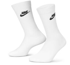 Теннисные носки Nike Sportswear Everyday Essential Crew 3P - white/black