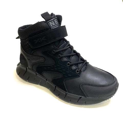 Кенка ботинки утепленные р.36-42 черный BSS_513-10_black