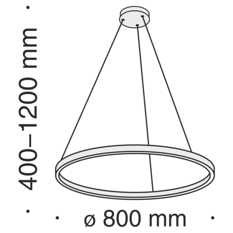 Подвесной светильник Technical Rim MOD058PL-L42BS4K