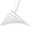 Люстра Rhythm Horizontal Wide White L207