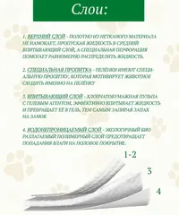 ЧИСТЫЙ ХВОСТ пеленки для животных впитывающие 33х45 10 шт