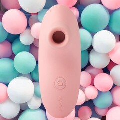 Интерактивный клиторальный стимулятор Pulse Lite Neo морская пена синего цвета  от SVAKOM