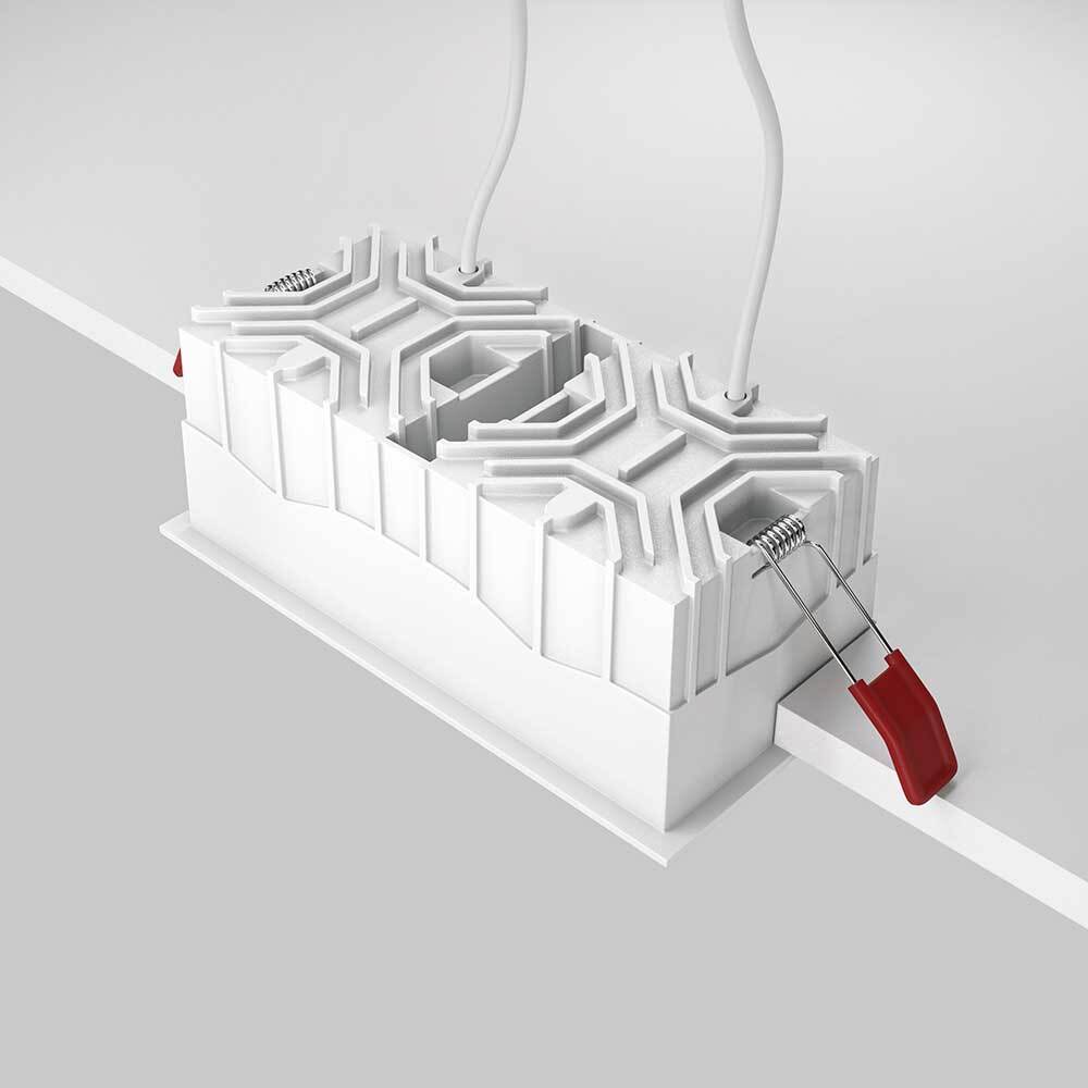 Встраиваемый светильник Maytoni Alfa LED DL043-02-15W3K-D-SQ-W