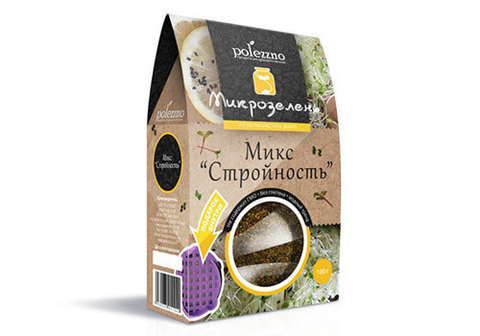 Микрозелень микс "Стройность" Polezzno, 100г