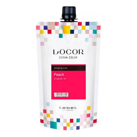 Lebel Locor Serum Color Peach - Оттеночный краситель-уход Персиковый