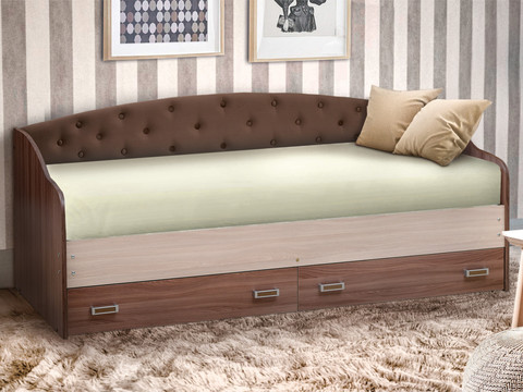 Кровать софа №8 с мягким элементом