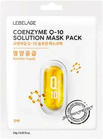 Lebelage Маска тканевая Lebelage Coenzyme Q-10 Solution Mask