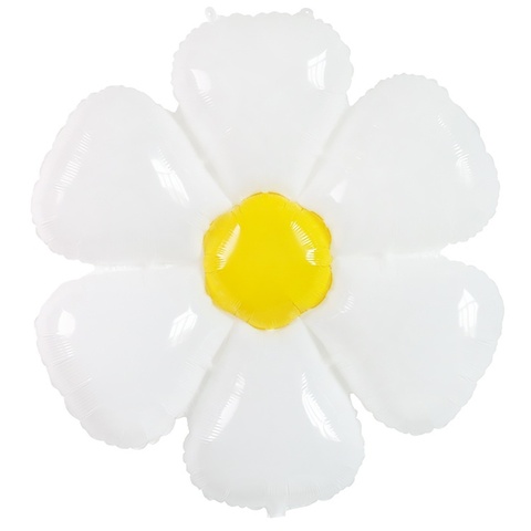 Шар фигура Цветок Ромашка белая