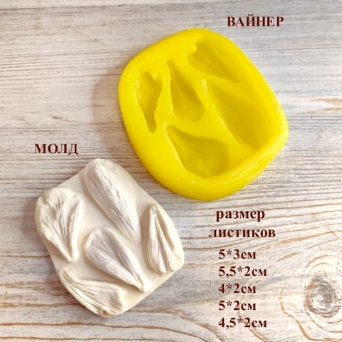 Молд пластиковый+Вайнер силиконовый 