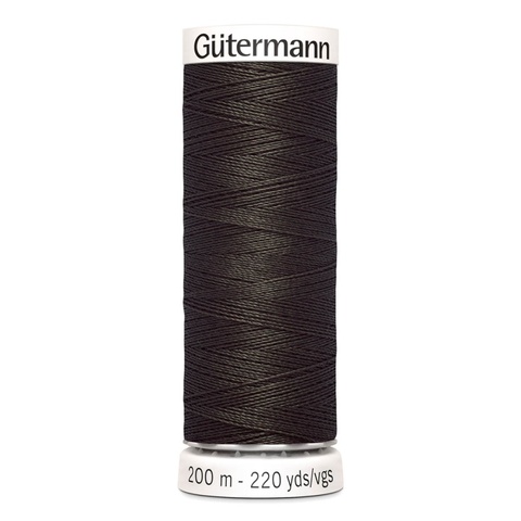 Нить Sew-All 200 м, Gutermann, 671 т.серо-коричневый