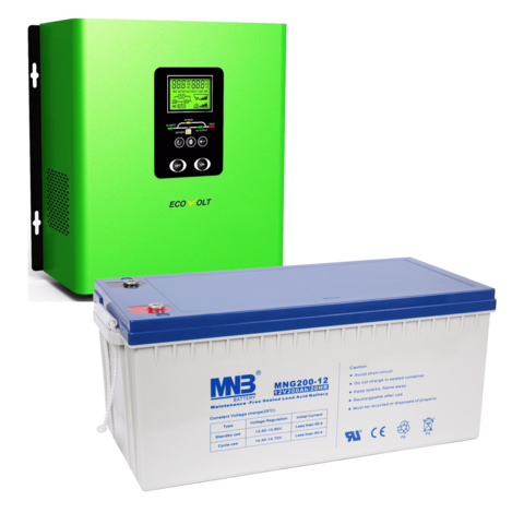 Комплект ИБП ECOVOLT TERMO 1012+MNB MNG 200-12