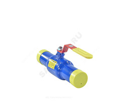 Кран шаровой сталь 11с67п Ду 150 Ру25 п/привар L=390мм Маршал 2ЦП.00.1.025.150/125