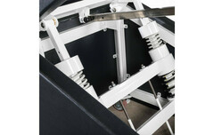 Баскетбольная стойка мобильная складная на пружинах вынос 2,25 м c противовесом Zavodsporta