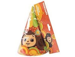 Колпаки С днем рождения Чебурашка 6шт