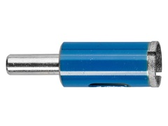 ЗУБР d 16 мм, Р100, цилиндрический хвостовик, алмазное трубчатое сверло для дрели, Профессионал (29860-16)