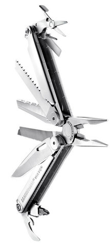 Мультитул Leatherman Wave, 18 функций, кожаный чехол (подарочная упаковка)