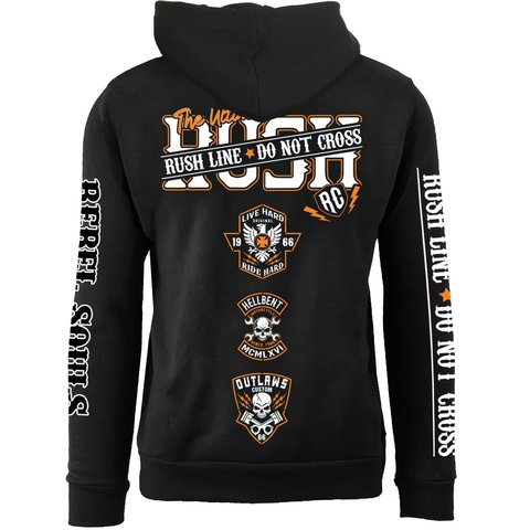 Rush Couture | Худи RUSH LINE: DON&#39;T CROSS PULLOVER HOODIE спина