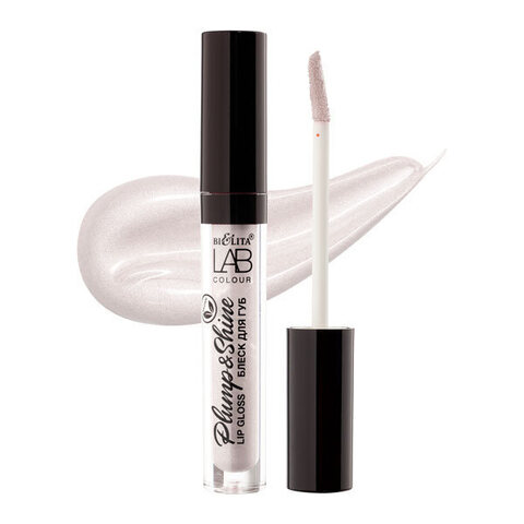 Блеск для губ  Plump & Shine LAB colour тон 321 Clear Crystal , 2.6 мл   ( Белита )