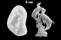Силиконовый молд  № 515 Дельфины