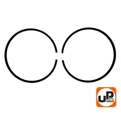 Кольцо поршневое UNITED PARTS d44.7мм, компл 2шт,  для STIHL MS260 11210343002 (90-1135)