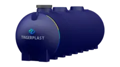 Подземно-наземная ёмкость 30 м3 (PT 30) Тингард 30000 л. горизонтальный (8170x2400x2590см;1500кг;синяя) - арт.553990