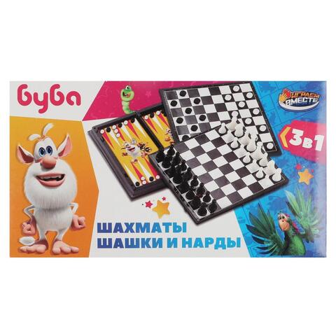 Шахматы магнитные 3в1 